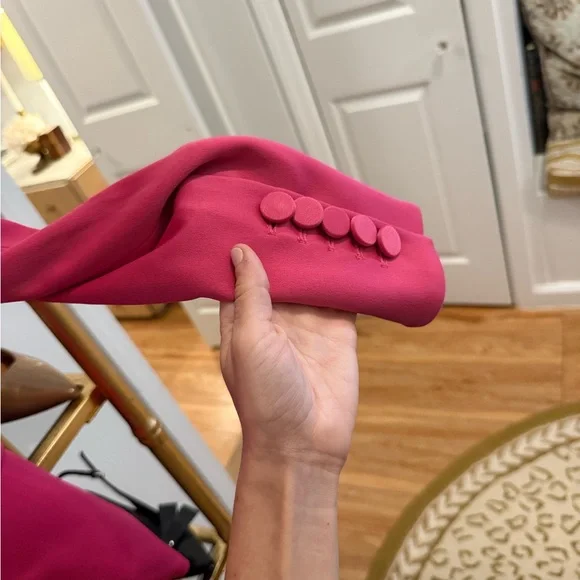 Veronica Beard Miller Dickey Blazer Hibiscus - Picture 12 of 16